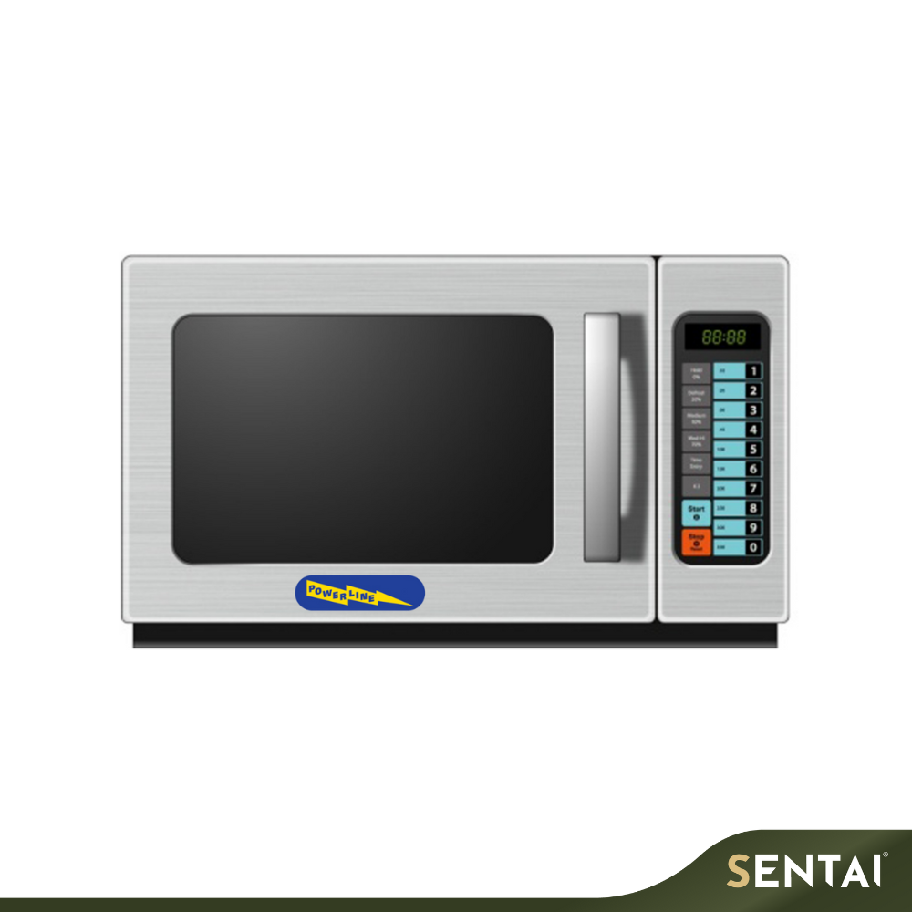Powerline PRCS511TS-B commercial microwave oven stainless steel