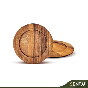 SENI ACACIA SERIES ROUND RIM PLATE