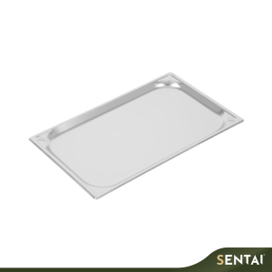 Stainless steel GN pan 1/1 1" for commercial kitchen use